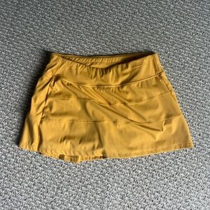 Yellow Women’s Tennis Skirt